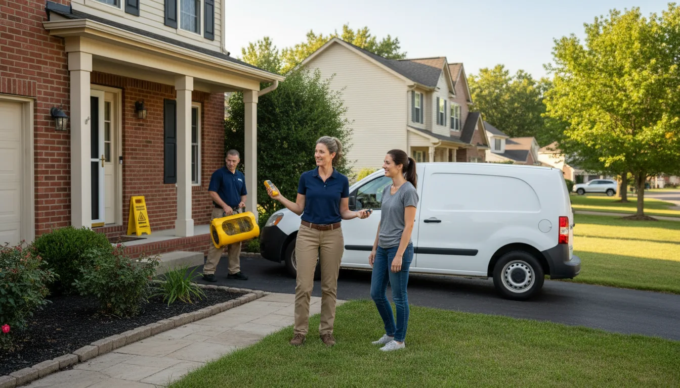Residential water damage restoration in Schwenksville, PA